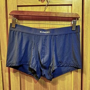 Kumori. Men's Trunks. Micro Modal. Color: Dark Blue. Size: Medium.